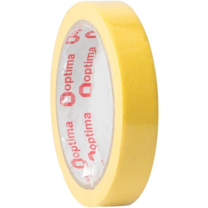 Скотч Optima малярный 18 мм х 27 м, желтый (O45340)