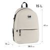 Рюкзак шкільний GoPack Education Teens 188M-1 бежевий (GO26-188M-1) зображення 12