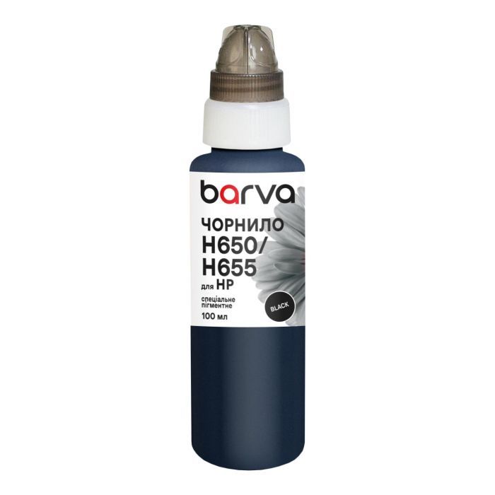 Чернила Barva HP 122/178/650/655 100 мл, special, pigmented black (H655-396e)