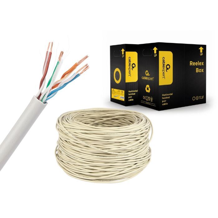 Кабель сетевой Cablexpert UTP 305м, cat 5e, CCA, AWG24, Patchkabel (UPC-5004E-L) изображение 2