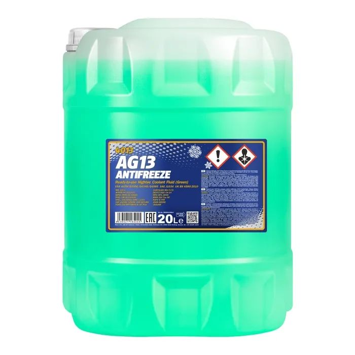 Антифриз Mannol Antifreeze AG 13 (-40) Hightec зел, 20л (MN4013-20)
