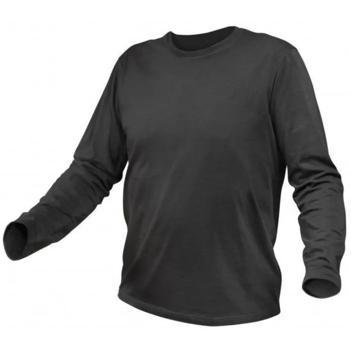 Футболка рабочая Hoegert ILM HT5K420-2XL с длинным рукавом 100% хлопок графит, 2XL (56) (HT5K420-2XL)