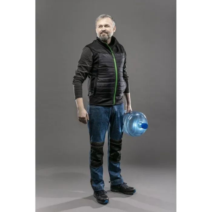 Футболка рабочая Hoegert ILM HT5K420-2XL с длинным рукавом 100% хлопок графит, 2XL (56) (HT5K420-2XL) изображение 2