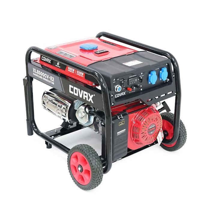 Генератор COVAX XL8500CV-E2, 6.0kW, 220V, 50Hz, DC12V, 15HP, электро стартер, 25L (XL8500CV-E2)