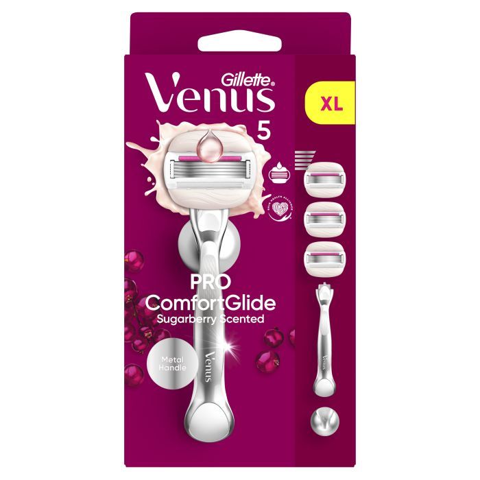 Бритва Gillette Venus PRO ComfortGlide Sugarberry Scented з 3 змінними картриджами + Гачок (8700216970020) зображення 2