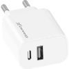 Зарядное устройство Grand-X 1xUSB-C + 1xUSB 21W OCP white (CH-21W) изображение 4