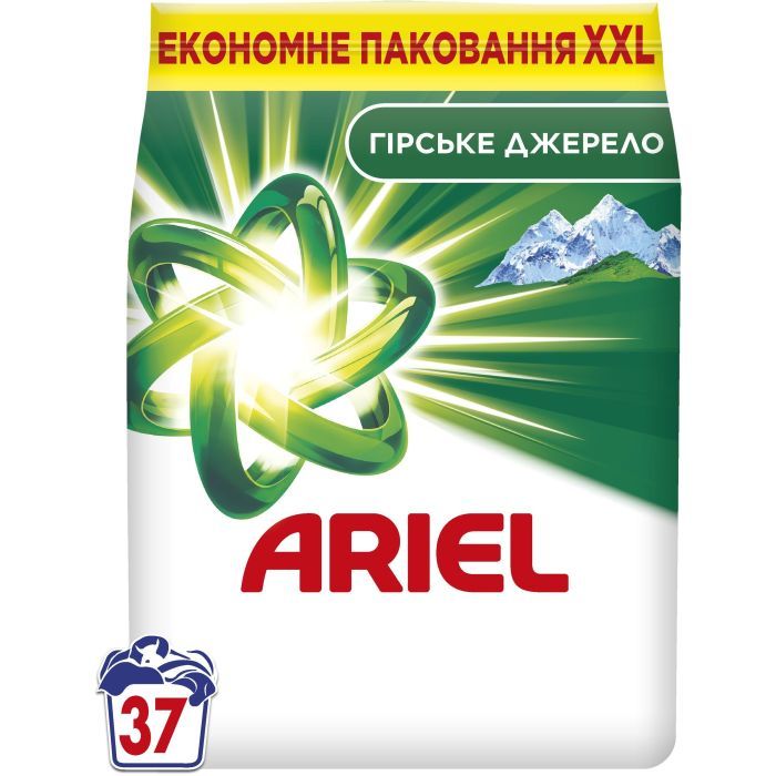 Пральний порошок Ariel Гірське джерело 5 кг (8006530178112) зображення 2