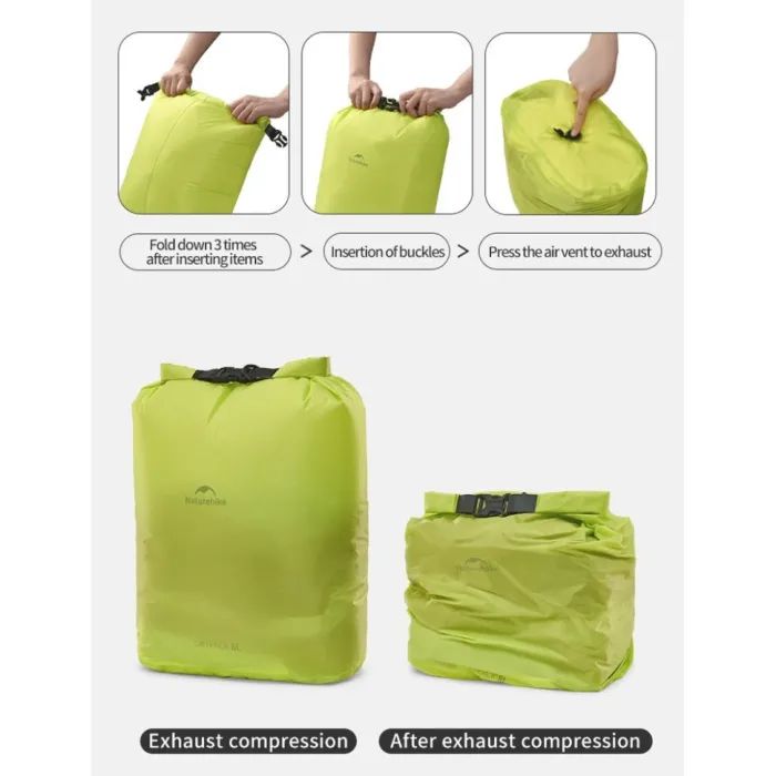 Гермомешок Naturehike CNK2550XB012, 2 л, жовтий (6977465868336) изображение 3