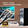 Кабель мультимедійний DisplayPort M to DisplayPort M 1.5m V1.4 8K black ColorWay (CW-CBDP093-BK) зображення 11