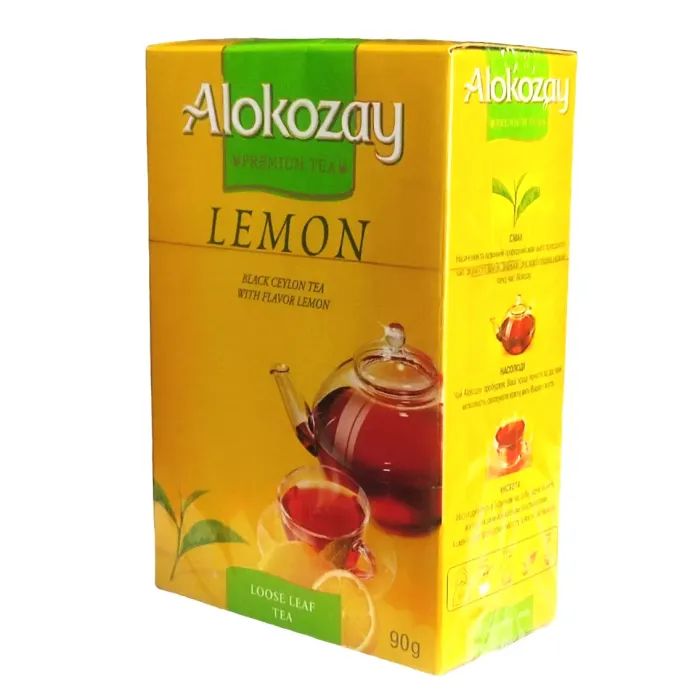 Чай Alokozay черный листовой с ароматом лимона 90 г (4820229040535) изображение 4