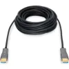Кабель мультимедийный HDMI M to HDMI M 30m 4K AOC hybrid-fiber black Digitus (AK-330125-300-S) изображение 2