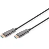 Кабель мультимедийный HDMI M to HDMI M 30m 4K AOC hybrid-fiber black Digitus (AK-330125-300-S)