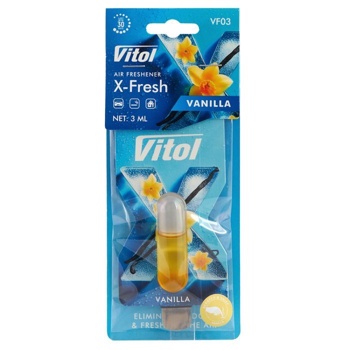 Ароматизатор для автомобиля VITOL X-Fresh Vanilla (VF03)