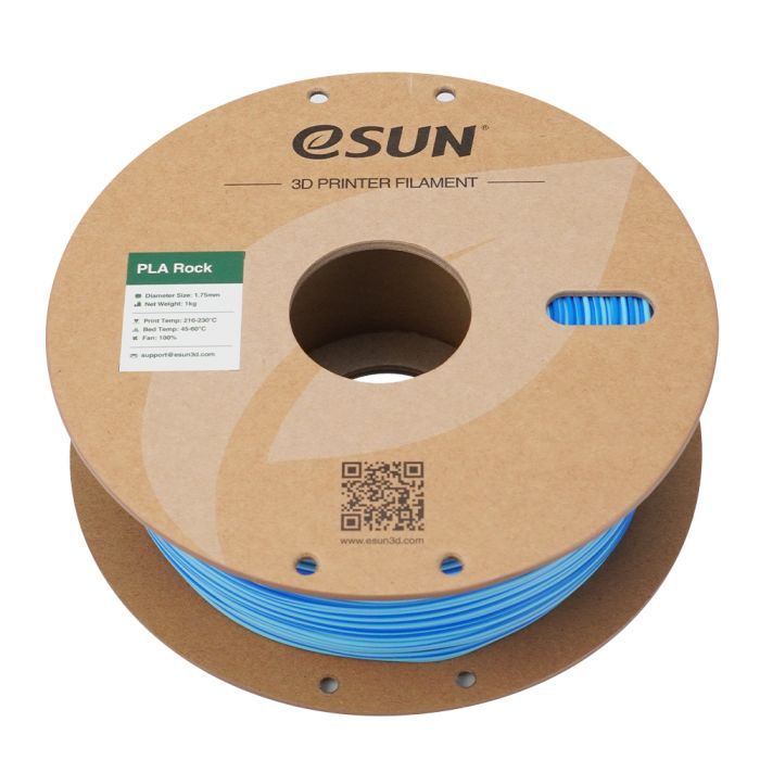 Пластик для 3D-принтера eSUN PLA Rock 1,75mm 1kg PEGMATITE (PLA-ROCK175O-PE1P1) зображення 3