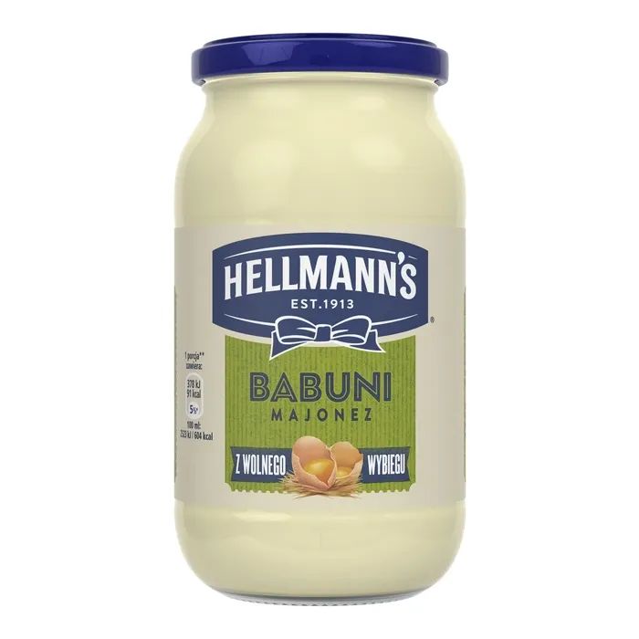 Соус Hellmann's Майонезний Babuni 64% жиру 405 мл (8720182109316)