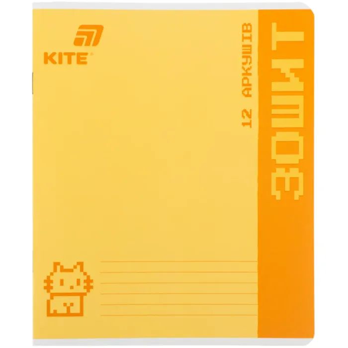 Тетрадь Kite One Color, 12 листов, клетка (K26-232) изображение 10