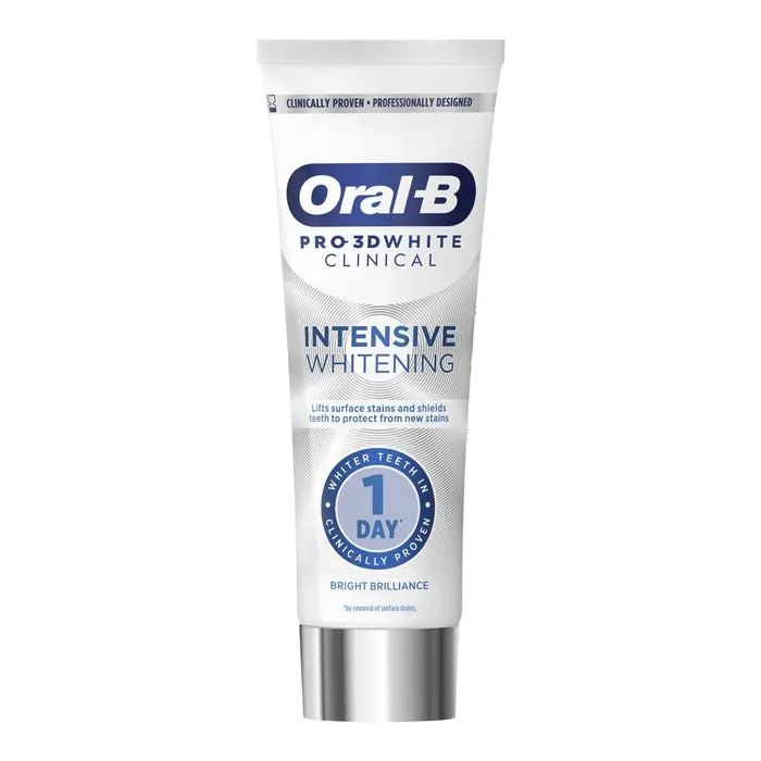 Зубная паста Oral-B Pro-3D White Clinical Intensive Whitening Яркий блеск 75 мл (8700216922807) изображение 3