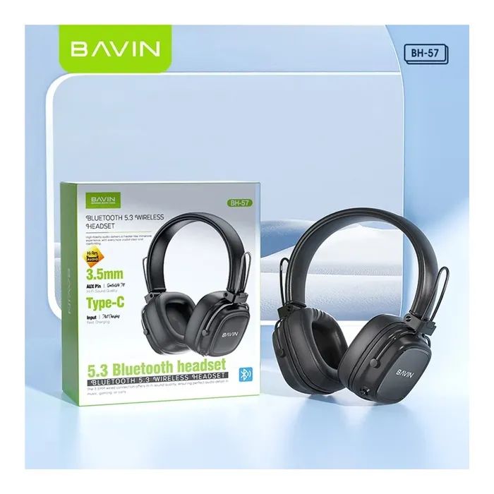 Наушники BAVIN BH-57 Hi-Res Black (HB-BH-57 BK) изображение 10
