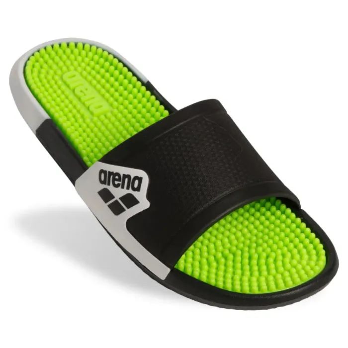 Шлепанцы Arena Marco Active 009279-120 чорний, зелений 46 (3468337513483) изображение 2