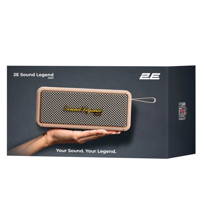 Акустическая система 2E SoundLegend Mini PowerBank IPX6 Brown (2E-BSSLMWBN) изображение 11