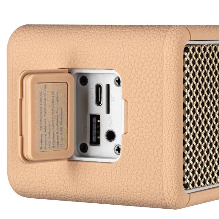 Акустическая система 2E SoundLegend Mini PowerBank IPX6 Brown (2E-BSSLMWBN) изображение 9
