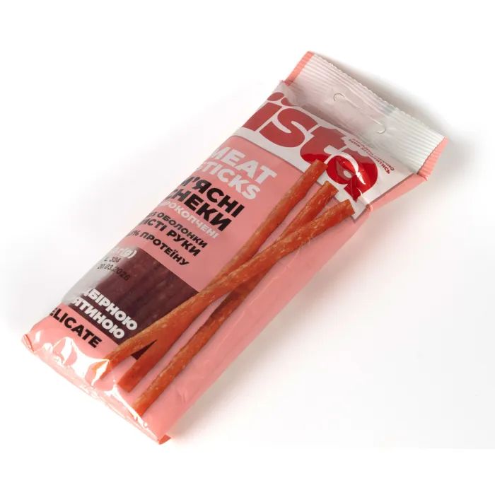 Мясные снеки ЇSTA Delicat сырокопченые 80 г (is.06843) изображение 2