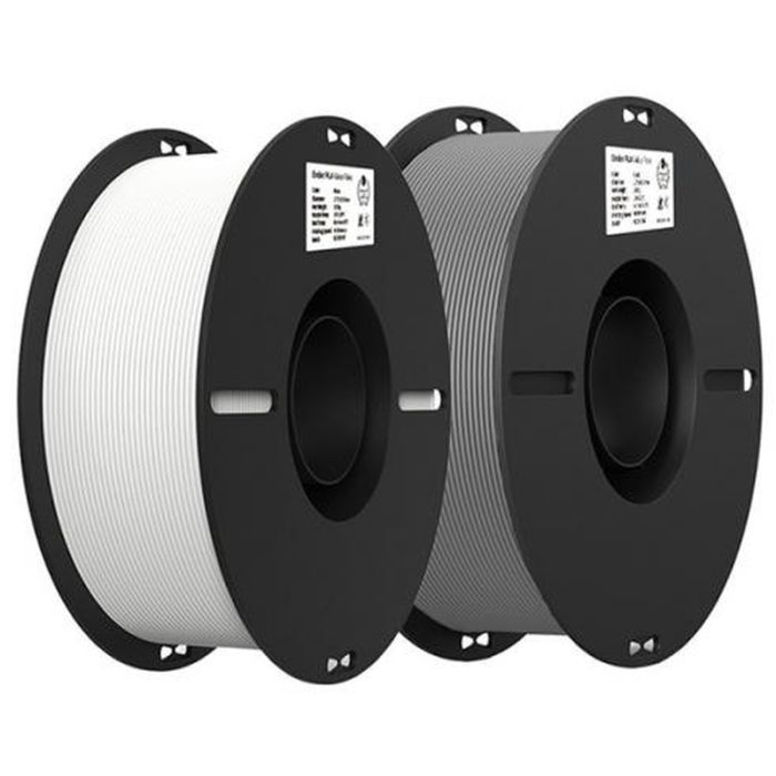 Пластик для 3D-принтера Creality Ender PLA 1.75мм, 2x1кг, white+grey (3301010365)