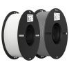 Пластик для 3D-принтера Creality Ender PLA 1.75мм, 2x1кг, white+grey (3301010365)