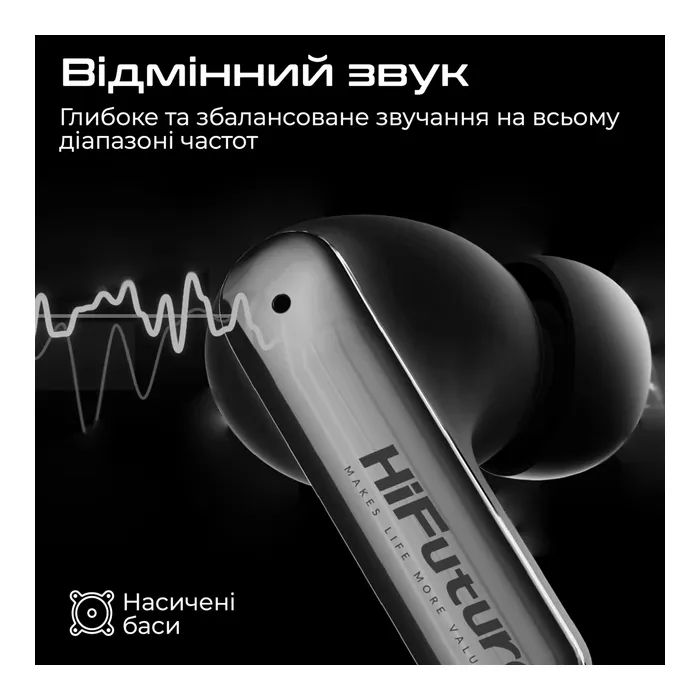 Навушники HiFuture SonicAir Green (sonicair.green) зображення 3