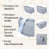 Сумка Vintage З натуральної шкіри Сіро-блакитна (22908) зображення 3