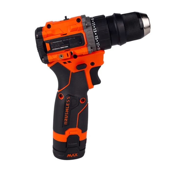 Шуруповерт Tekhmann TCD-12/2 DFR Li BL Li-Ion 12V, 2x1.5Ah, кейс (854938) зображення 9