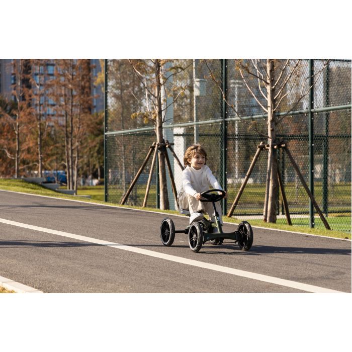 Веломобиль QPlay велокарт дитячий Go Kart Army Green (GK-01GoKartArmy Green) изображение 3