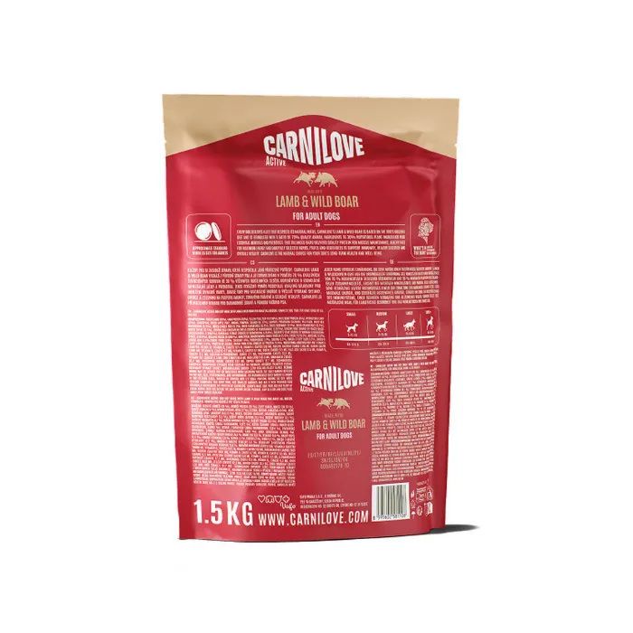 Сухой корм для собак Carnilove Active Lamb & Wild Boar 12 кг (8595602581139) изображение 2