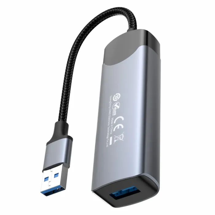 Концентратор LDNIO USB-A + USB-C 4-in-1 4xUSB 3.0 1.2m (DS-134U-1.2M) изображение 2