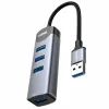 Концентратор LDNIO USB-A + USB-C 4-in-1 4xUSB 3.0 1.2m (DS-134U-1.2M) изображение 5