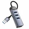 Концентратор LDNIO USB-A + USB-C 4-in-1 4xUSB 3.0 1.2m (DS-134U-1.2M)