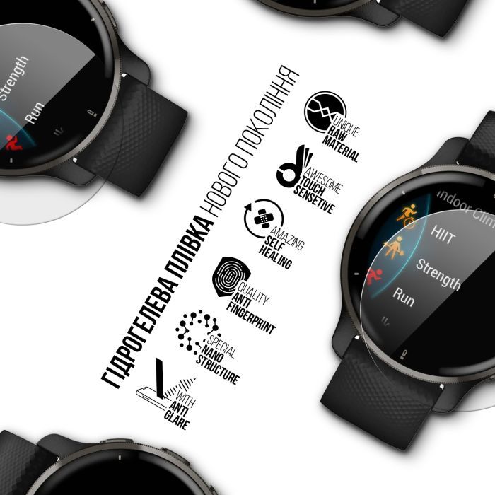 Плівка захисна Armorstandart Matte hydrogel Garmin Venu 2 Plus 6 pcs (ARM92029) зображення 2