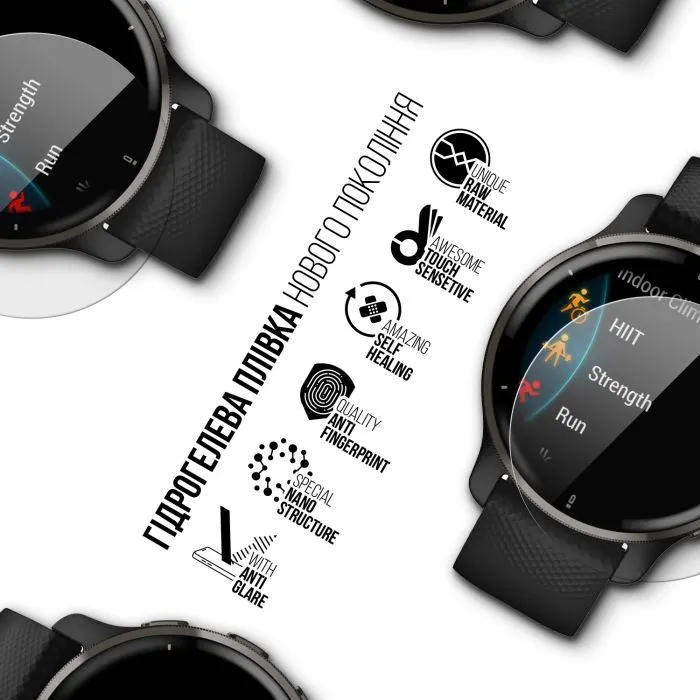 Плівка захисна Armorstandart Matte hydrogel Garmin Venu 2 Plus 6 pcs (ARM92029) зображення 2