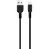 Дата кабель USB 2.0 AM to Micro 5P 3.0m 2A X20 black HOCO (6957531068945)