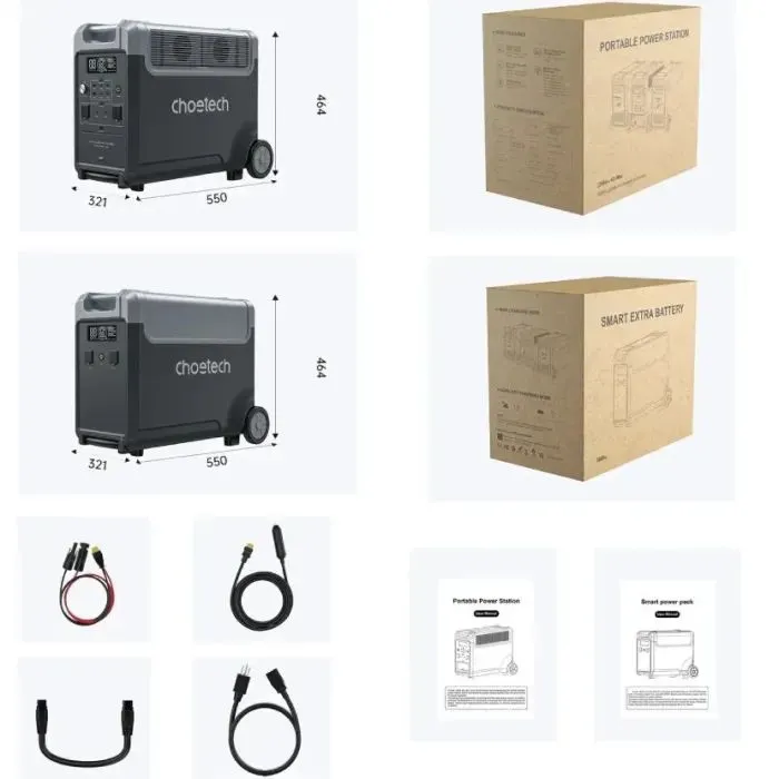 Зарядная станция Choetech 3600W 3848Wh (BS066-BQB) изображение 5