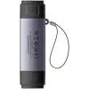 Считыватель флеш-карт Baseus USB-A + USB-C to SD/TF gray (WKQX060113) изображение 3