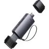 Считыватель флеш-карт Baseus USB-A + USB-C to SD/TF gray (WKQX060113)