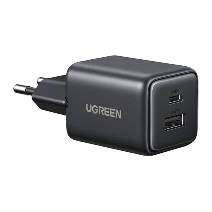 Зарядное устройство Ugreen X514 1xUSB-C PD20W + 1xUSB GaN black (65737)