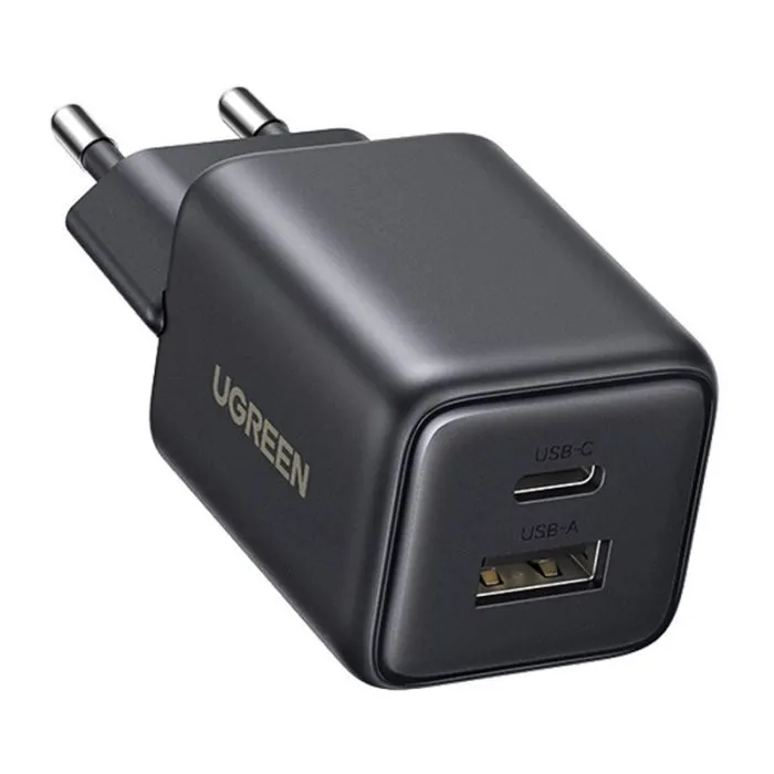 Зарядное устройство Ugreen X514 1xUSB-C PD20W + 1xUSB GaN black (65737) изображение 2