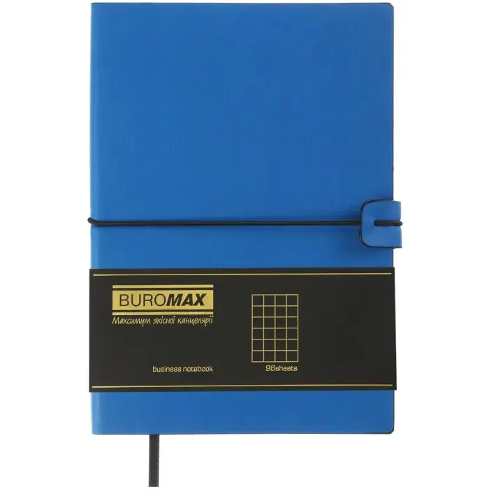 Книга записна Buromax TRAVEL, А5, 96 аркушів, клітинка, синій (BM.295121-02) зображення 2