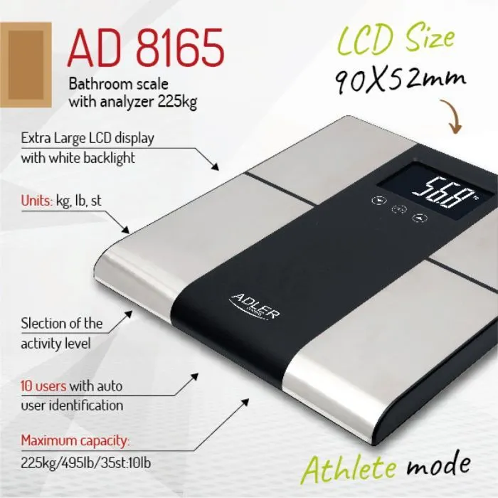Весы напольные Adler AD 8165 изображение 8