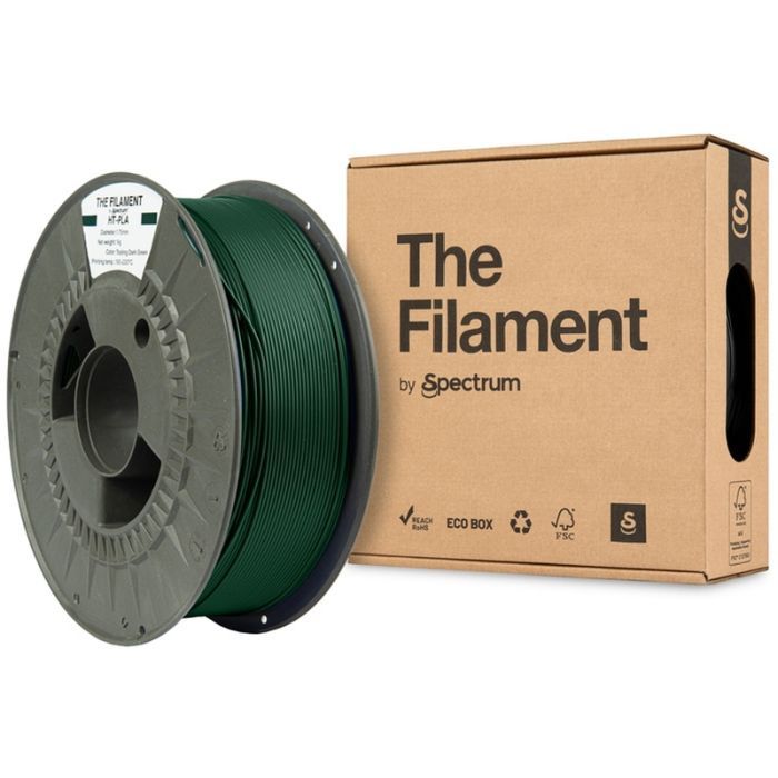 Пластик для 3D-принтера The Filament HT-PLA 1.75mm 1kg, Grey, Dark (TF-24140) зображення 3