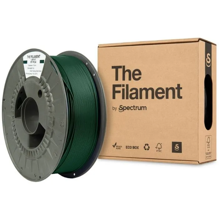 Пластик для 3D-принтера The Filament HT-PLA 1.75mm 1kg Tooling Green, Dark (TF-24255) зображення 3