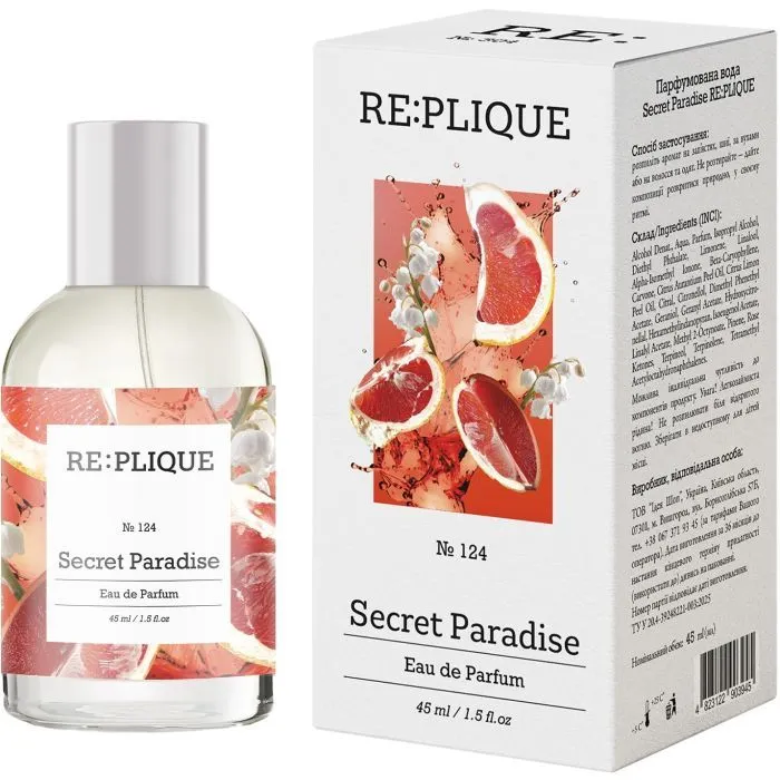 Парфюмированная вода RE:PLIQUE Secret Paradise 45 мл (4823122903945) изображение 3
