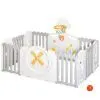 Детский манеж Mealux трансформер 4 в 1 (KD-C051 Grey/White) изображение 2